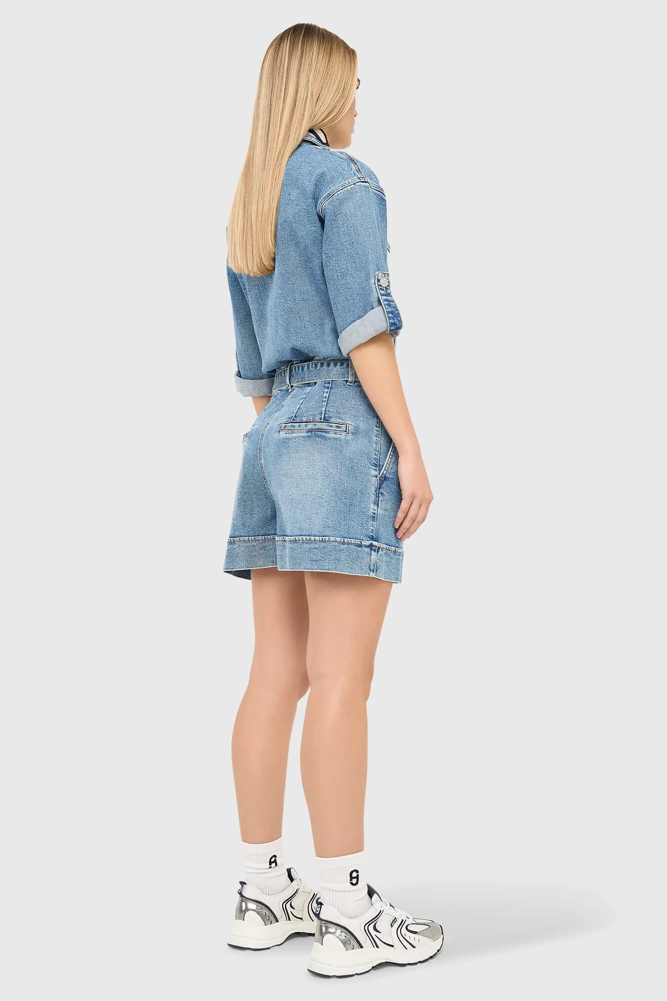 Denim-Jumpsuit für Damen Axil Blau 786