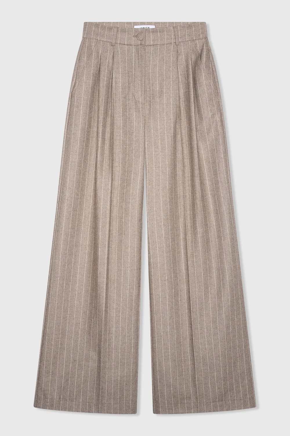 Dollar Pantalon Beige Gestreept