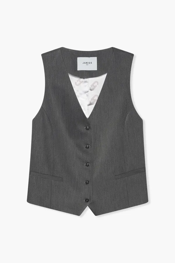 Gilet Dames Dave Grijs