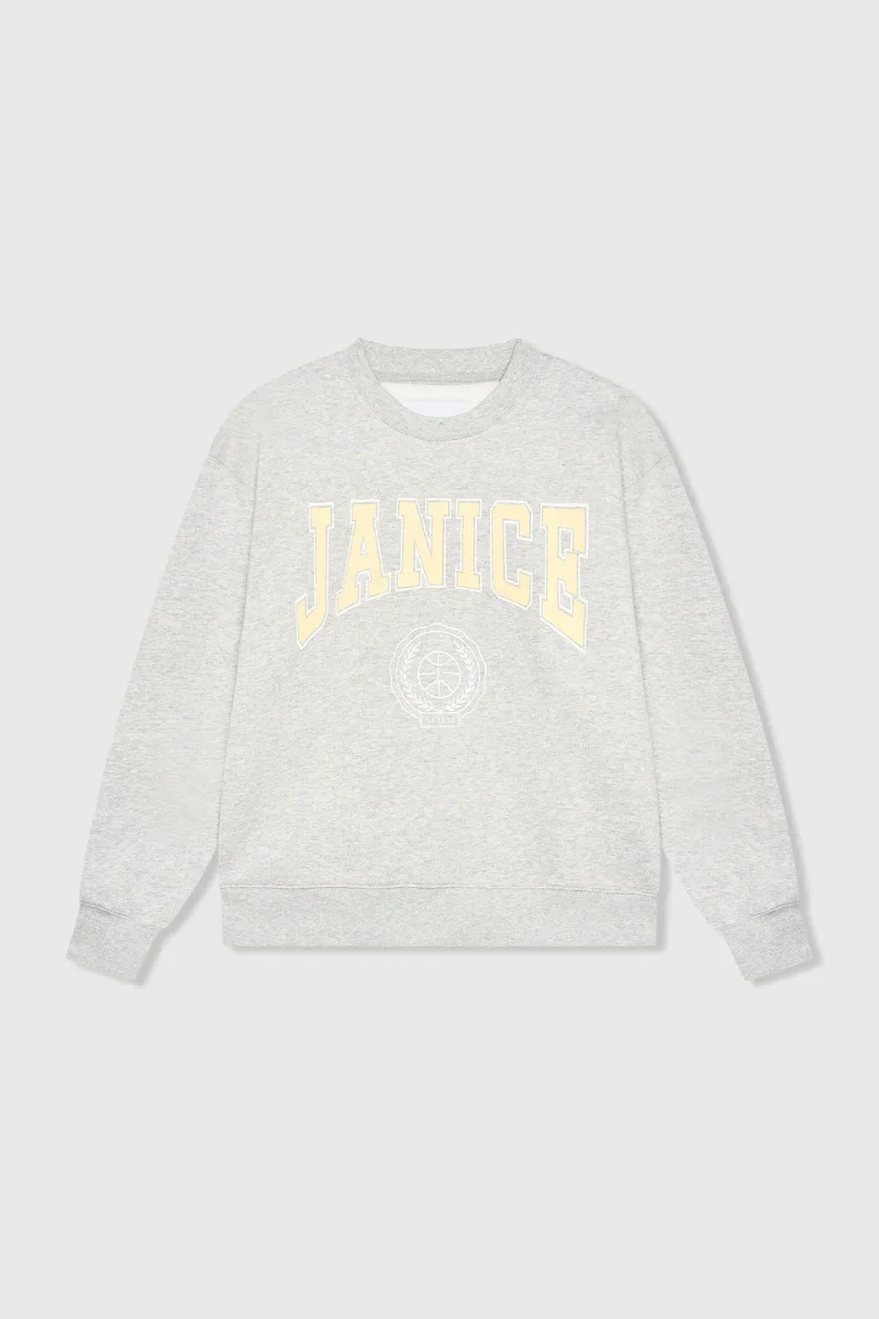 Gray Women's Cotton Sweater with Owen Logo