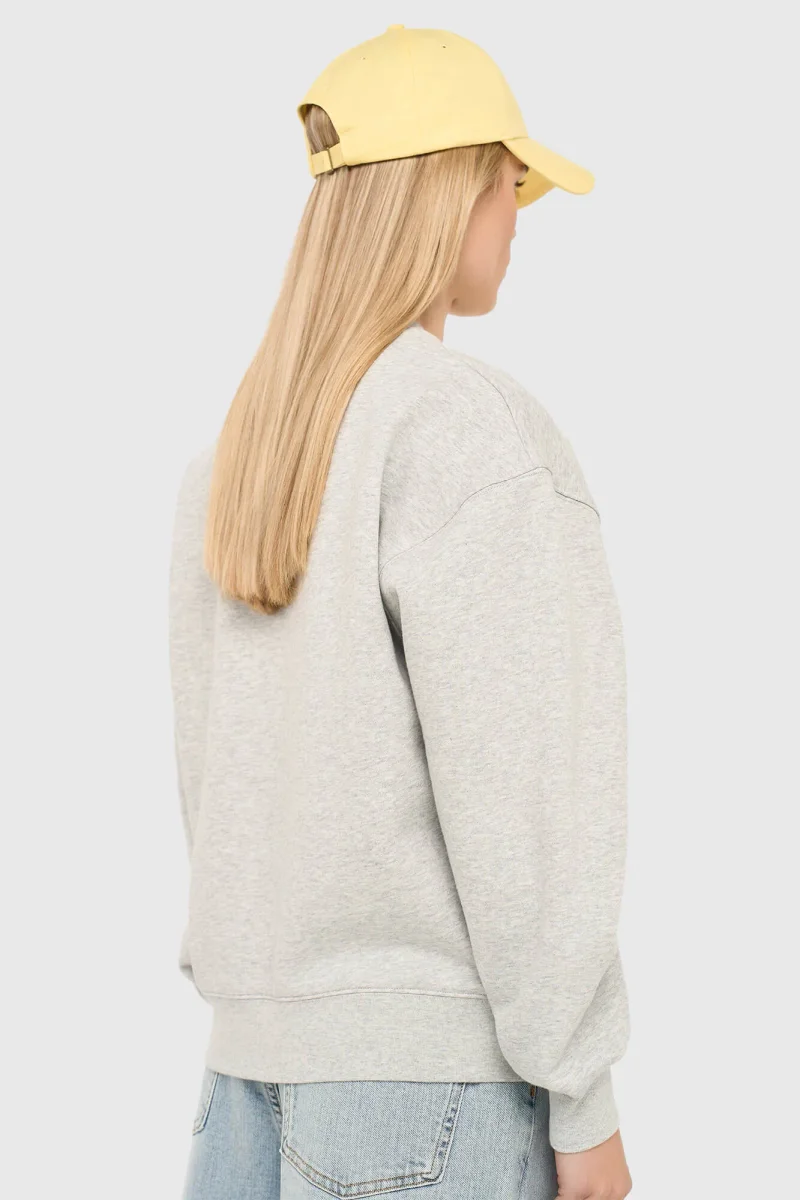 Gray Women's Cotton Sweater with Owen Logo