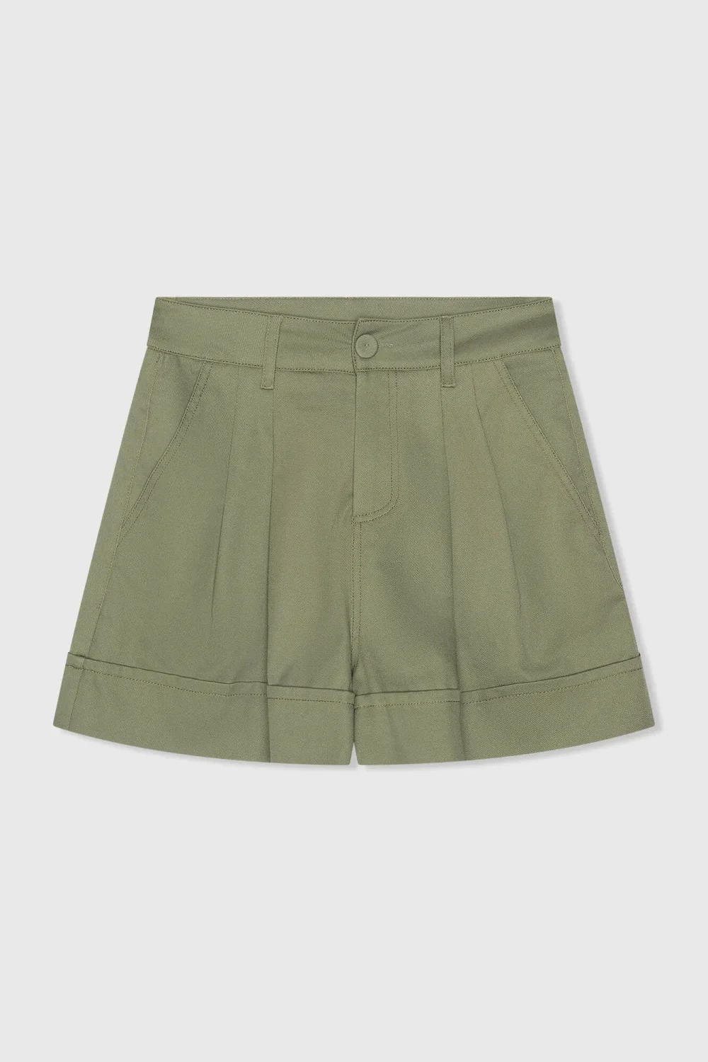 Grüne Baumwollshorts für Damen von Arthur