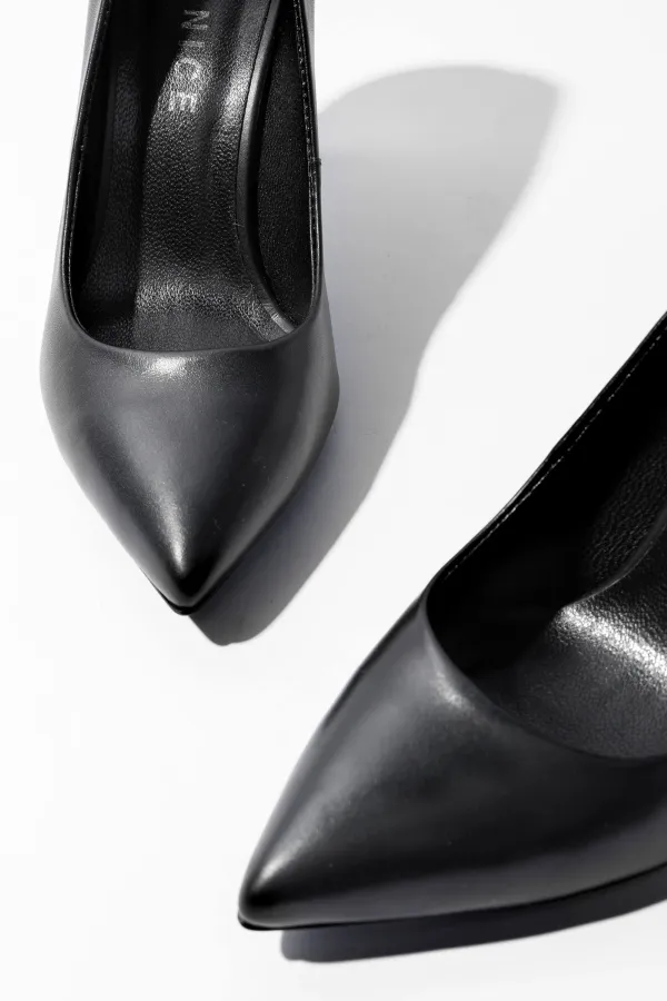 Leren Dames Pumps Dean Zwart
