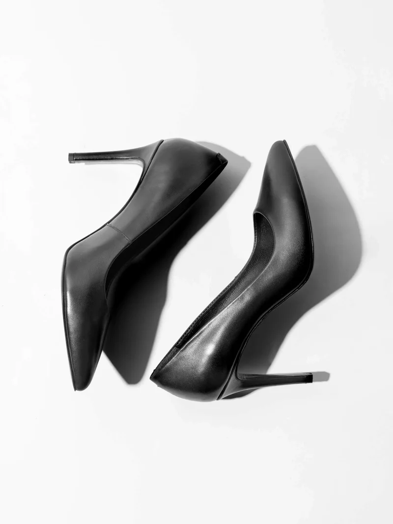 Leren Dames Pumps Dean Zwart