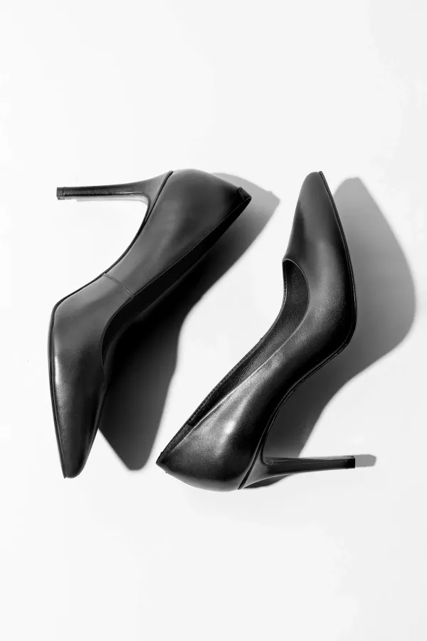 Leren Dames Pumps Dean Zwart