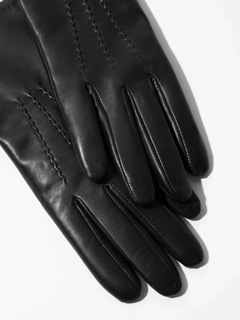 Leren Handschoenen Dames Atlas Zwart