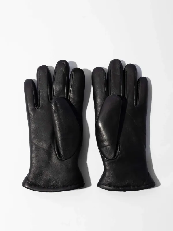 Leren Handschoenen Dames Hawk Zwart