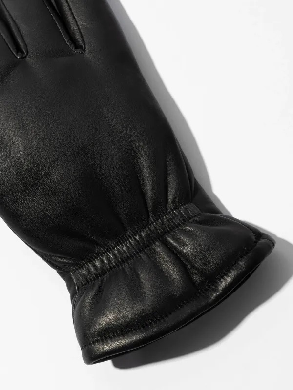 Leren Handschoenen Dames Hawk Zwart