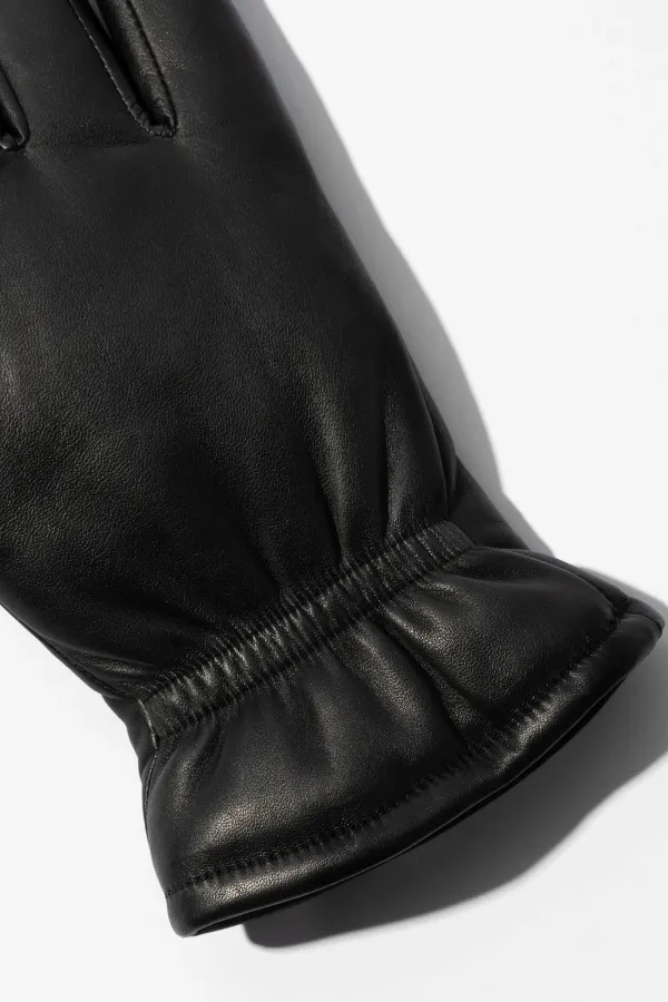 Leren Handschoenen Dames Hawk Zwart