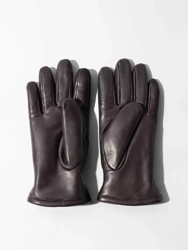 Leren Handschoenen Dames Hawk Bruin