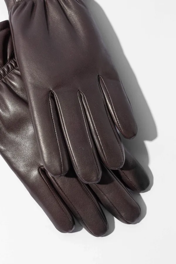 Leren Handschoenen Dames Hawk Bruin