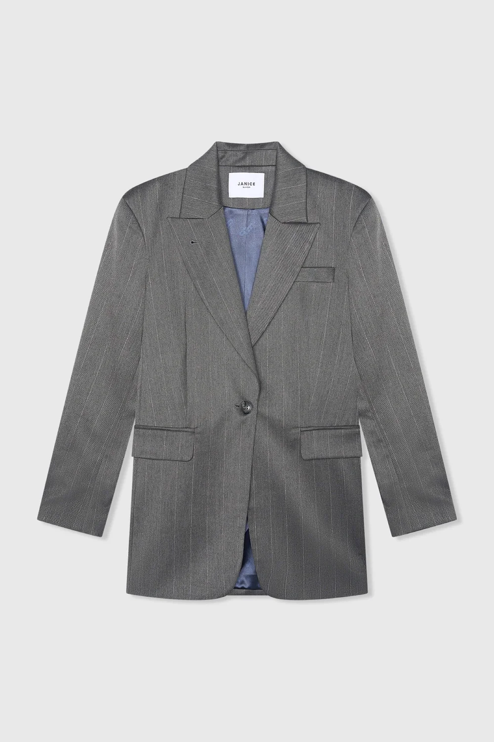 Hank Gray Stripe Lurex