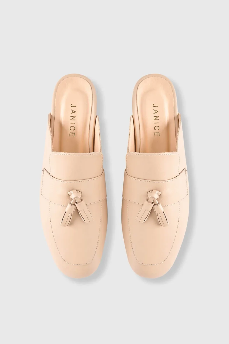 Slipper für Damen von Burt, Mule, beige