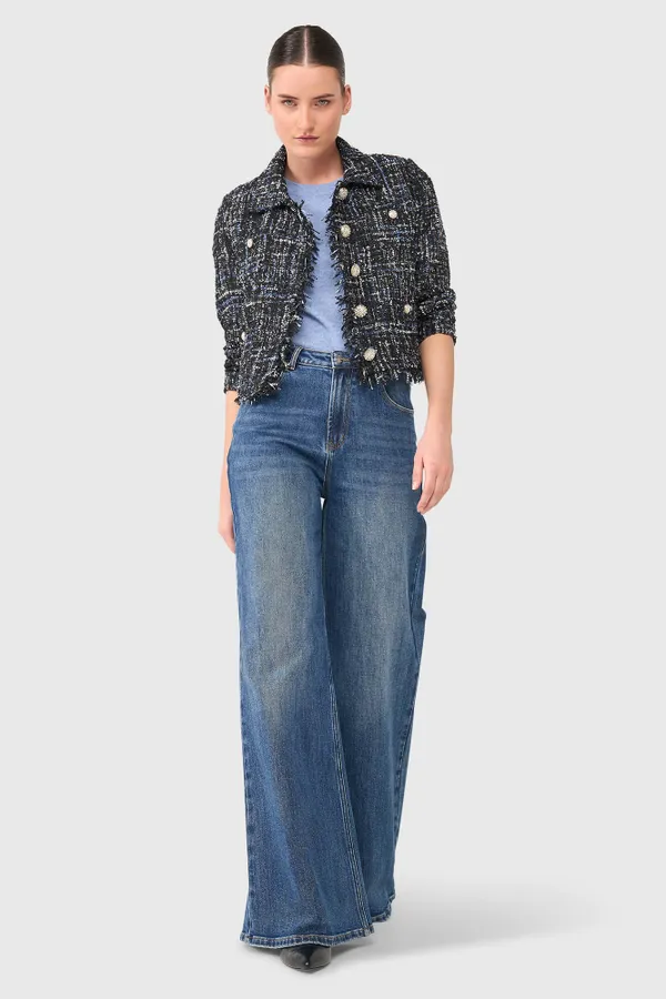 Tatum Blau Lurex