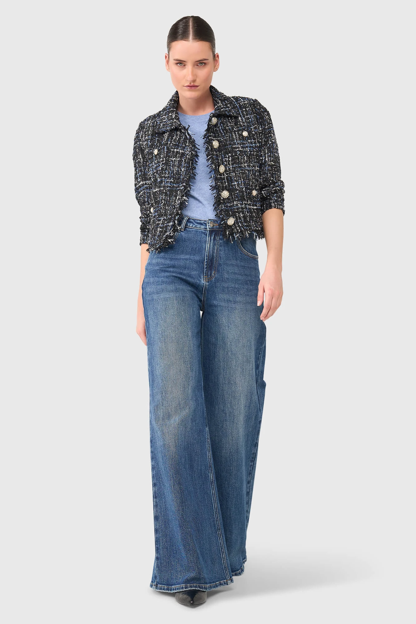 Tatum Blau Lurex