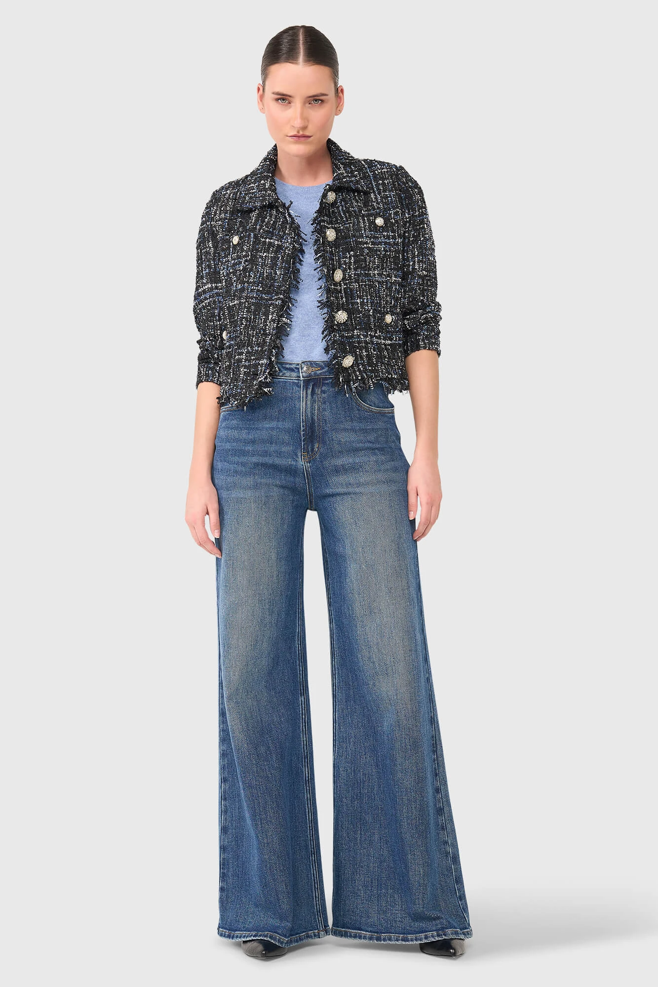Tatum Blau Lurex