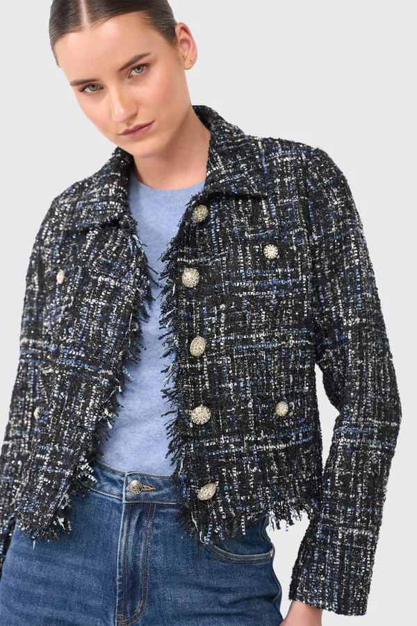 Tatum Blau Lurex