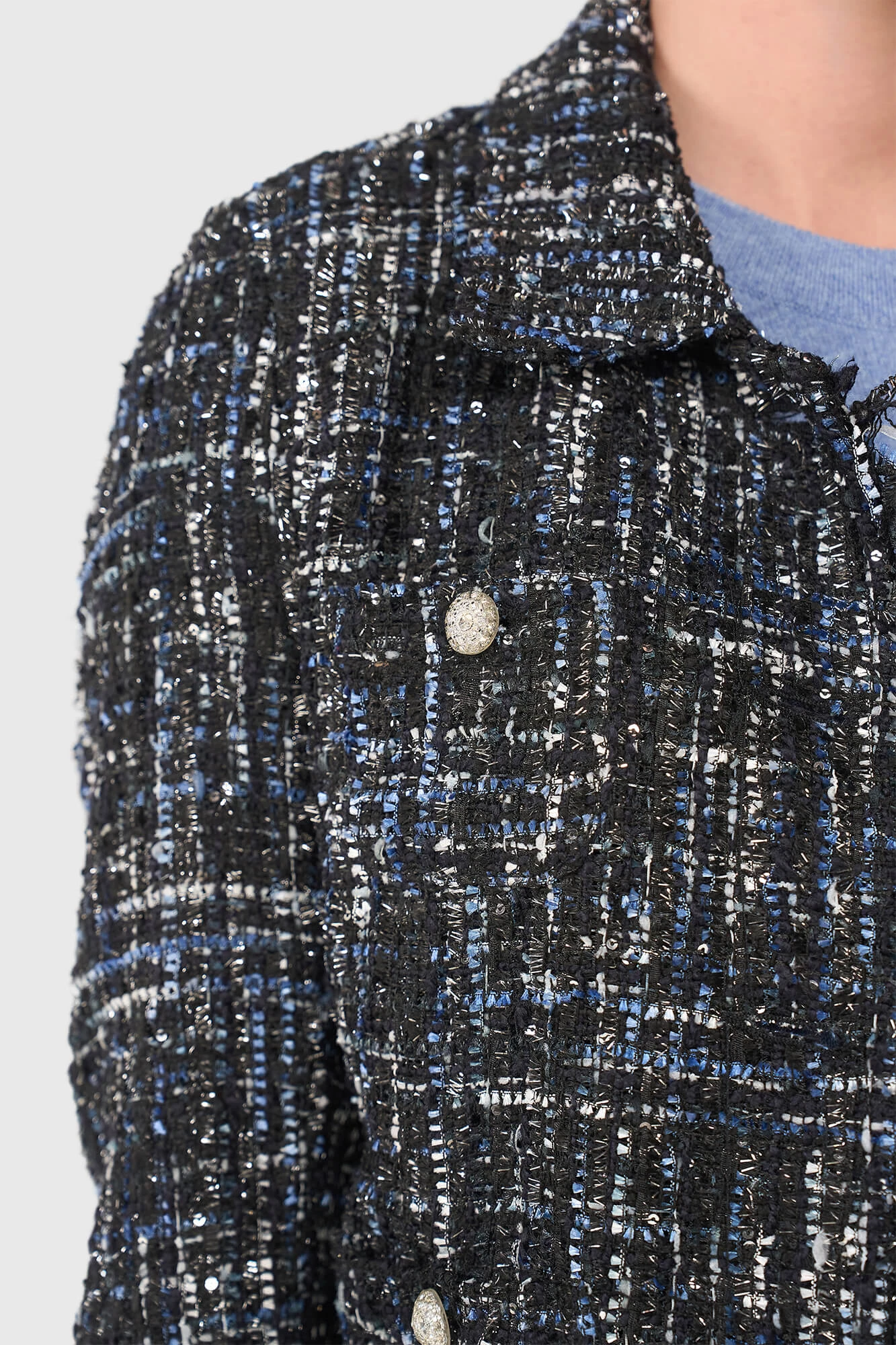 Tatum Blau Lurex