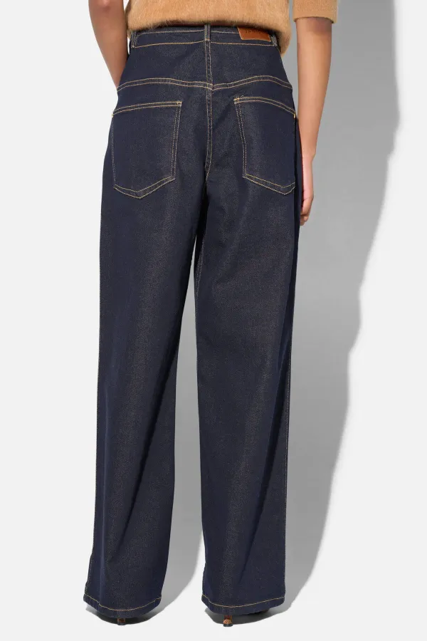 Jeans Dames Barrel Stretch Denim Drew Japanse Denim