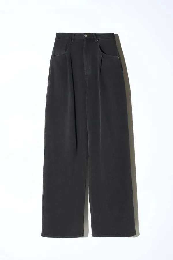 Jeans Dames Barrel Stretch Denim Drew Zwart 813