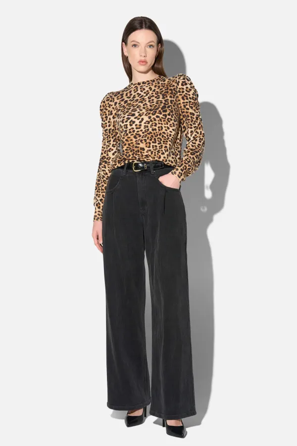 Jeans Dames Barrel Stretch Denim Drew Zwart 813