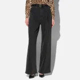Jeans Dames Barrel Stretch Denim Drew Zwart 813