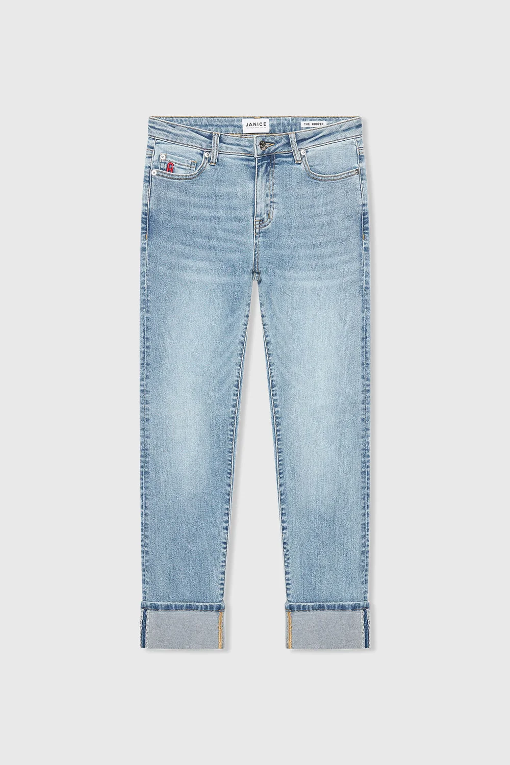 Cooper Jeans Turnup Blue 435