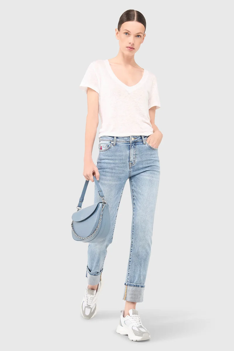 Cooper Jeans Turnup Blue 435
