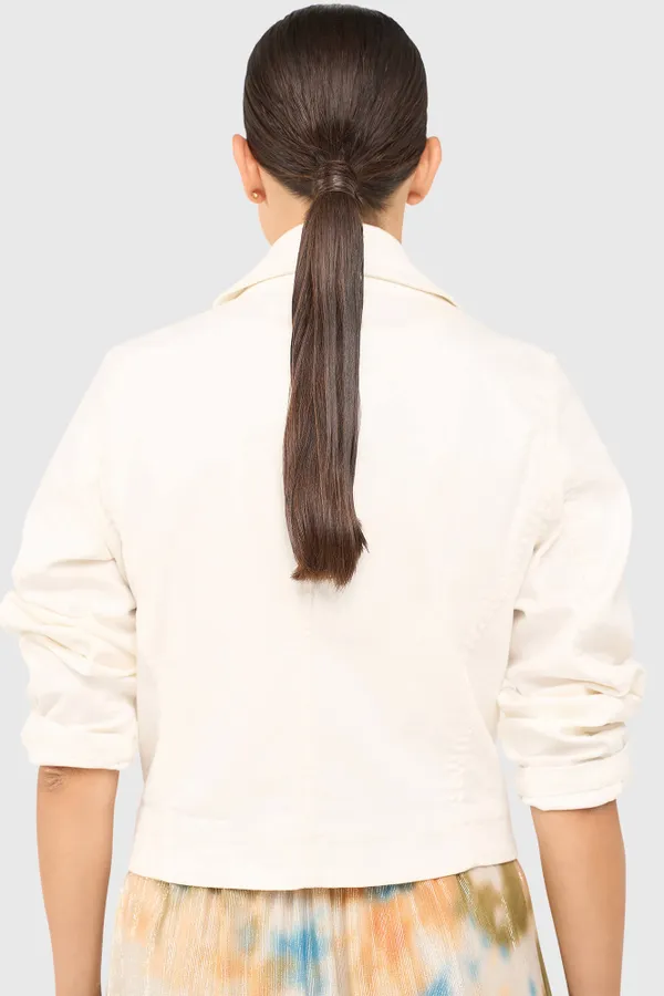 Tatum Jeansjacke Off White