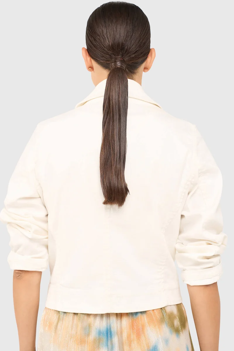 Tatum Jeansjacke Off White