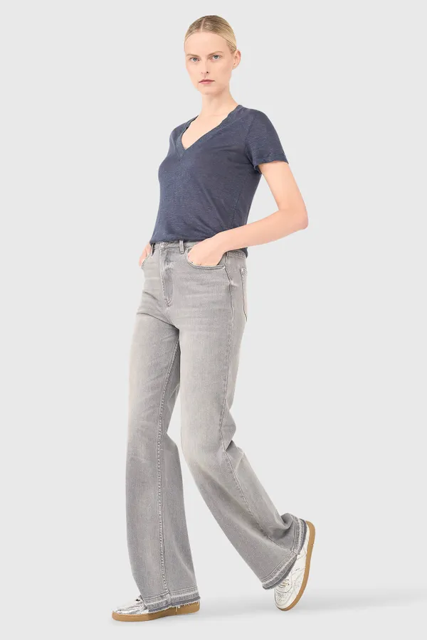 Jason Jeans Destroyed Grau 110