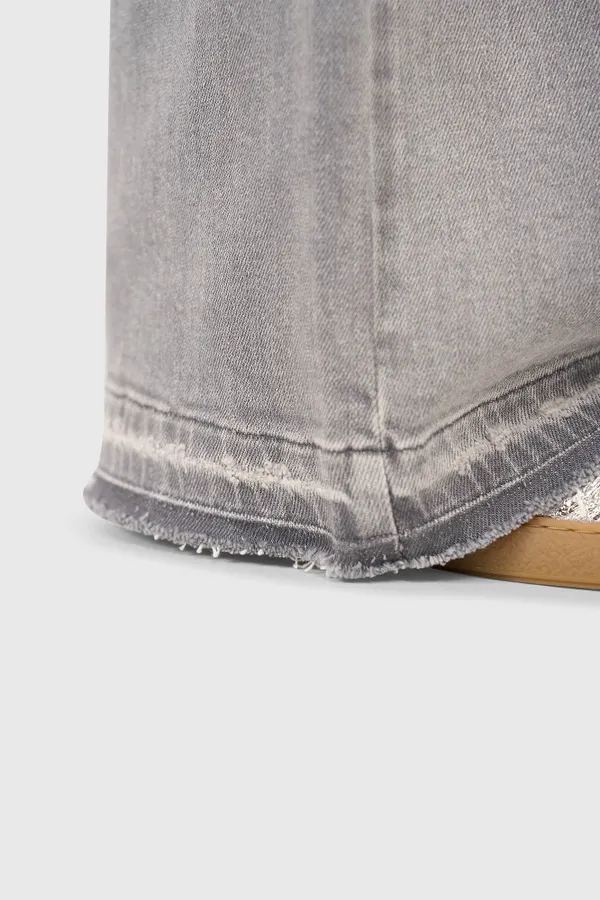 Jason Jeans Destroyed Grau 110