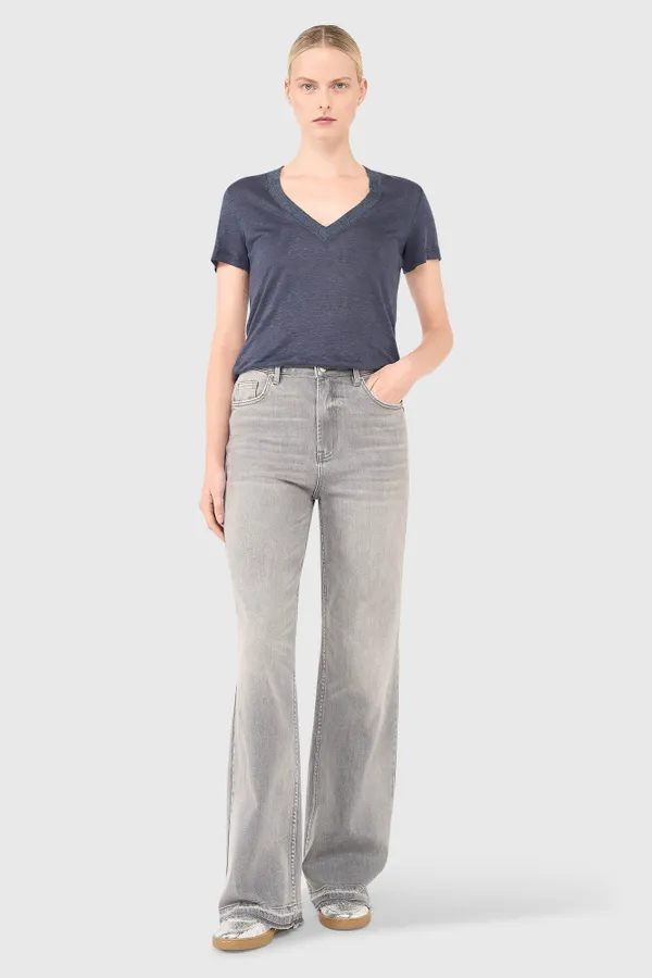 Jason Jeans Destroyed Grau 110