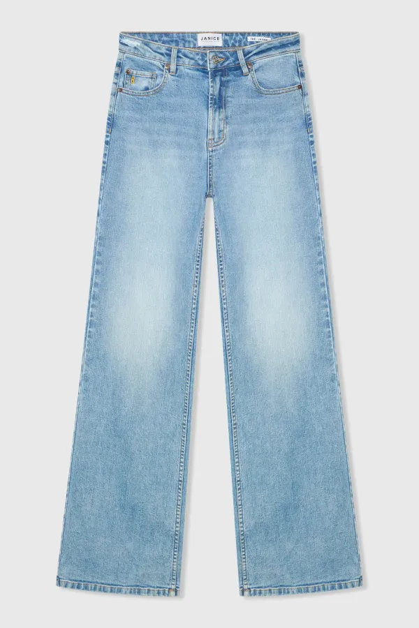 Damenjeans, gerader Schnitt, hohe Leibhöhe, Jason, blau, 786