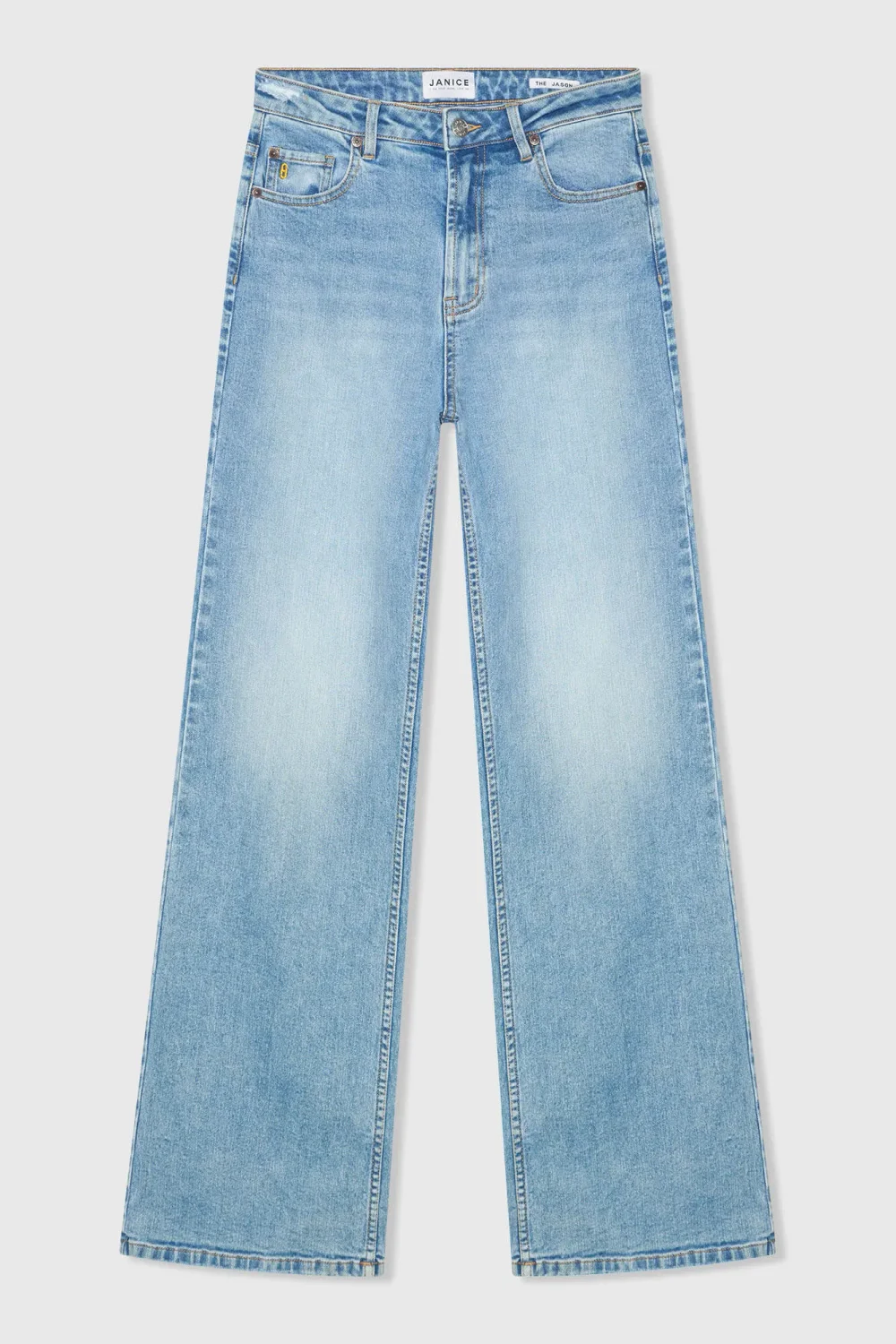 Damenjeans, gerader Schnitt, hohe Leibhöhe, Jason, blau, 786