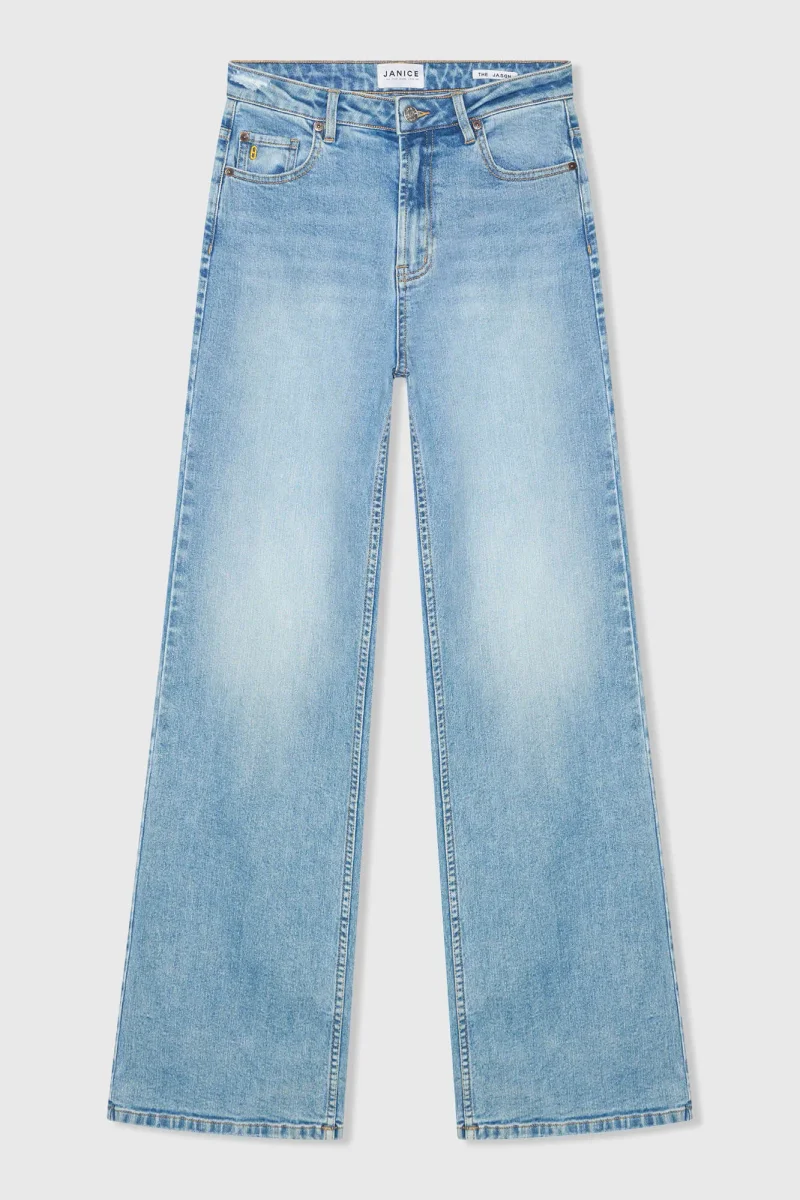 Damenjeans, gerader Schnitt, hohe Leibhöhe, Jason, blau, 786
