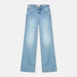 Jeans Dames Rechte Pijp High Rise Jason Blauw 786