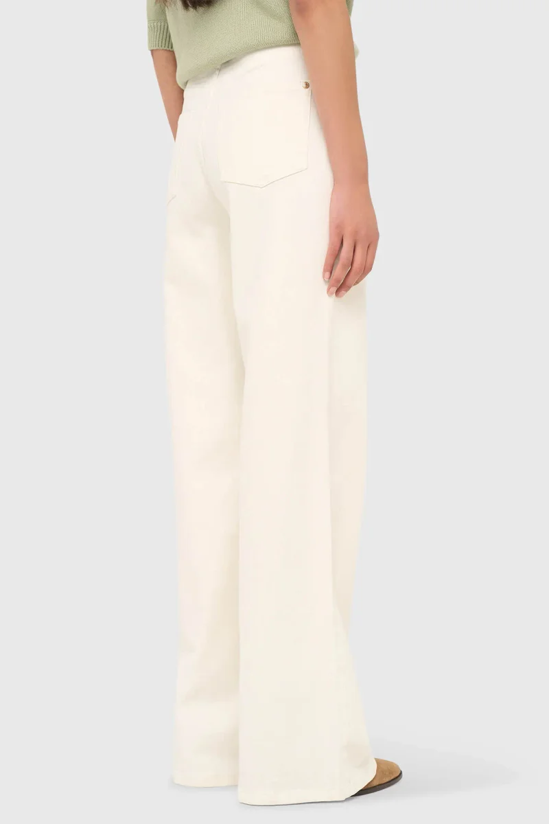Jeans Dames Rechte Pijp High Rise Jason Off White 264