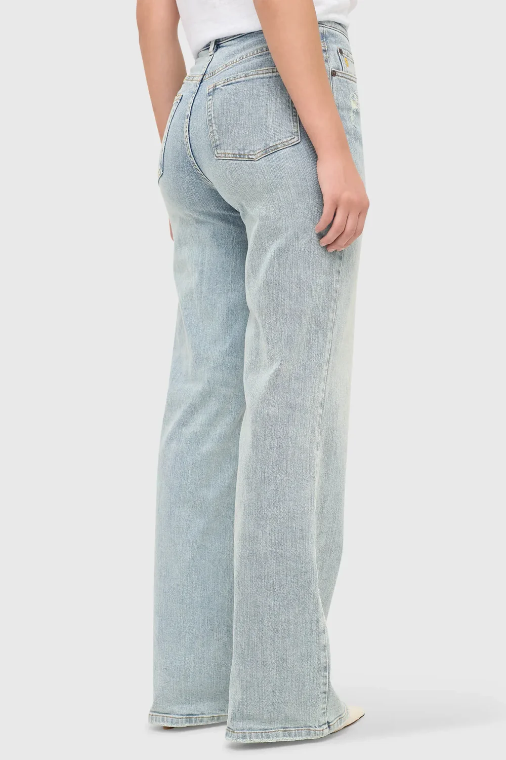 Damenjeans, gerader Schnitt, hohe Leibhöhe, Stretch, Jason, Blau, 565