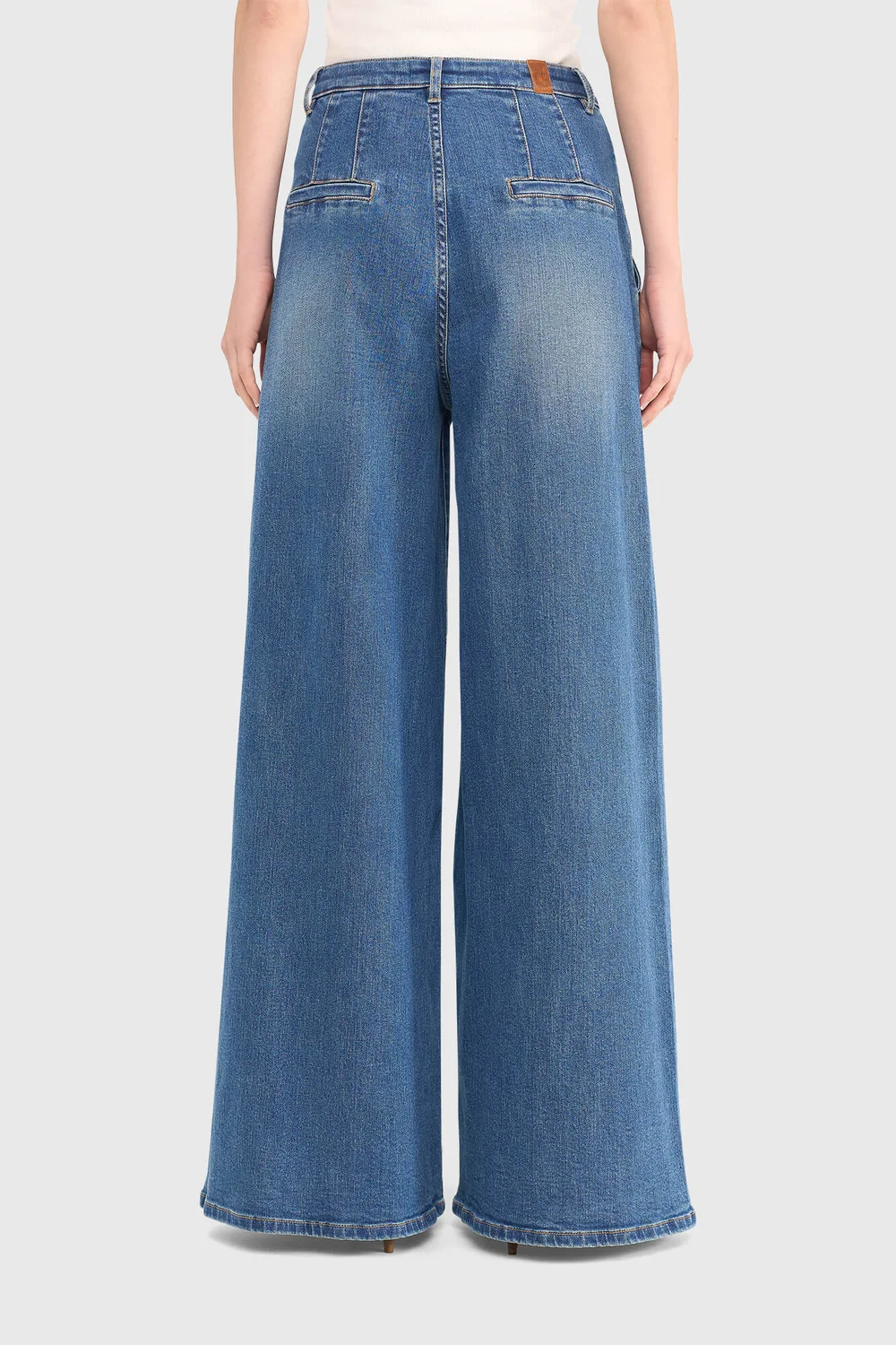 Jeans Dames Wijde Pijp Dollar Blauw 111