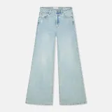 Jeans Dames Wide Leg High Rise Stretch Mason Blauw 565