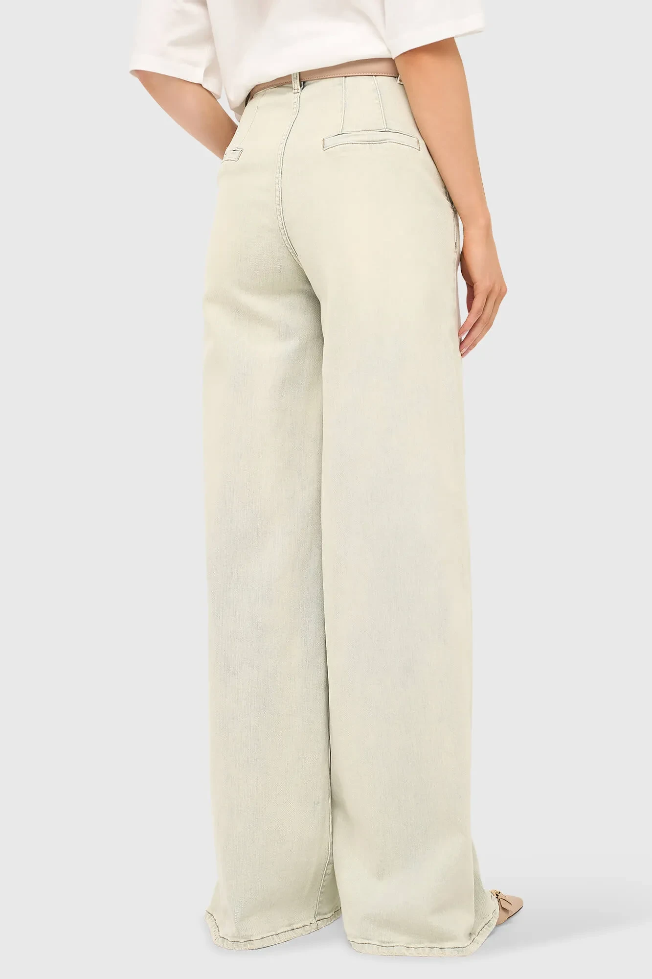Women's Wide-Leg High-Rise Stretch Jeans Dexter Blue 004