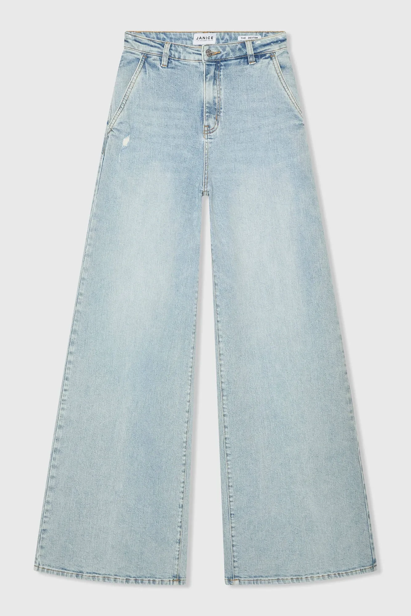 Women's Wide-Leg High-Rise Stretch Jeans - Dexter Blue 565