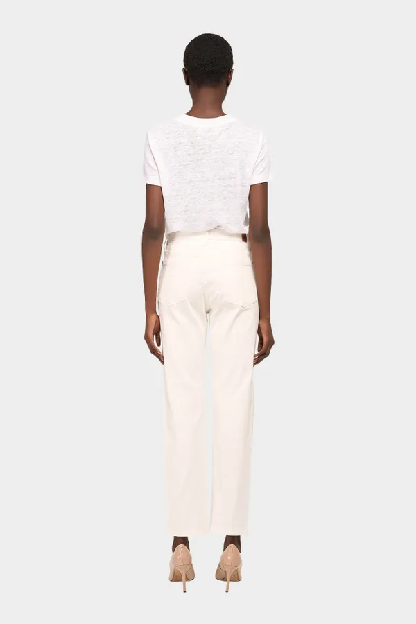 Witte Mom Jeans Cooper Off White 000