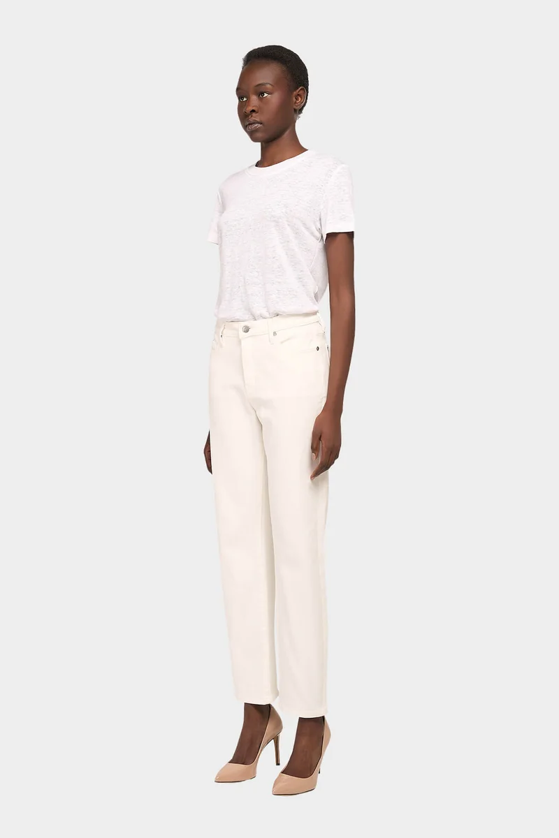 Witte Mom Jeans Cooper Off White 000