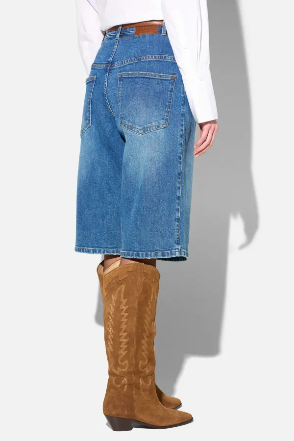 Jeans Shorts Dames Stretch Denim Bryce Blauw 258