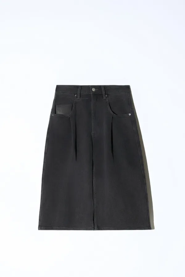 Jeans Shorts Dames Stretch Denim Bryce Zwart 813