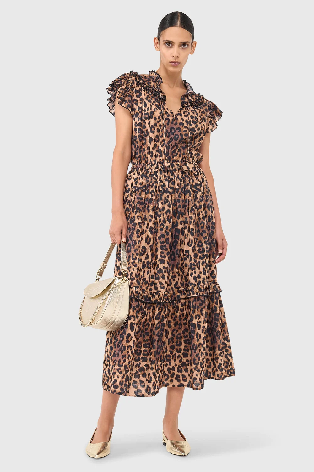 Hunter Leopard-Print Dress