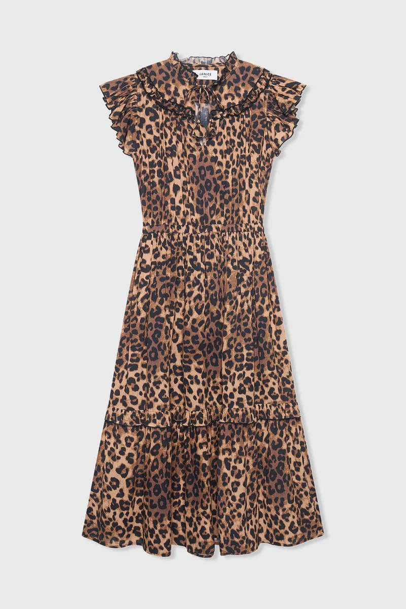 Hunter Leopard-Print Dress