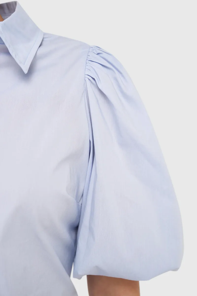 Baumwollbluse für Damen Lars Blau